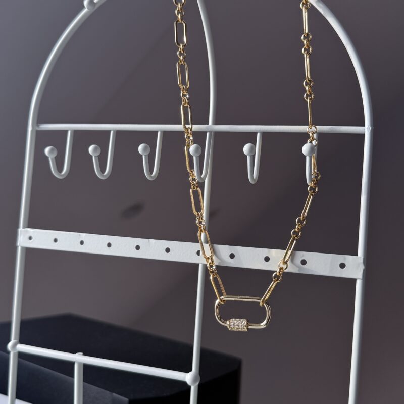 Carabiner Chain Necklace